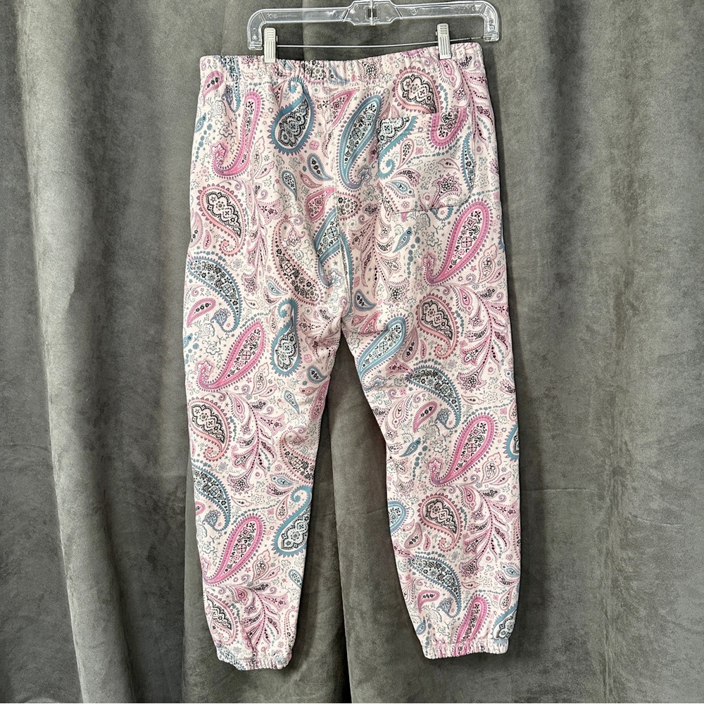 π₯ TEDDY FRESH Unisex Sweatpants - Pink Paisley - Size L - Picture 9 of 12